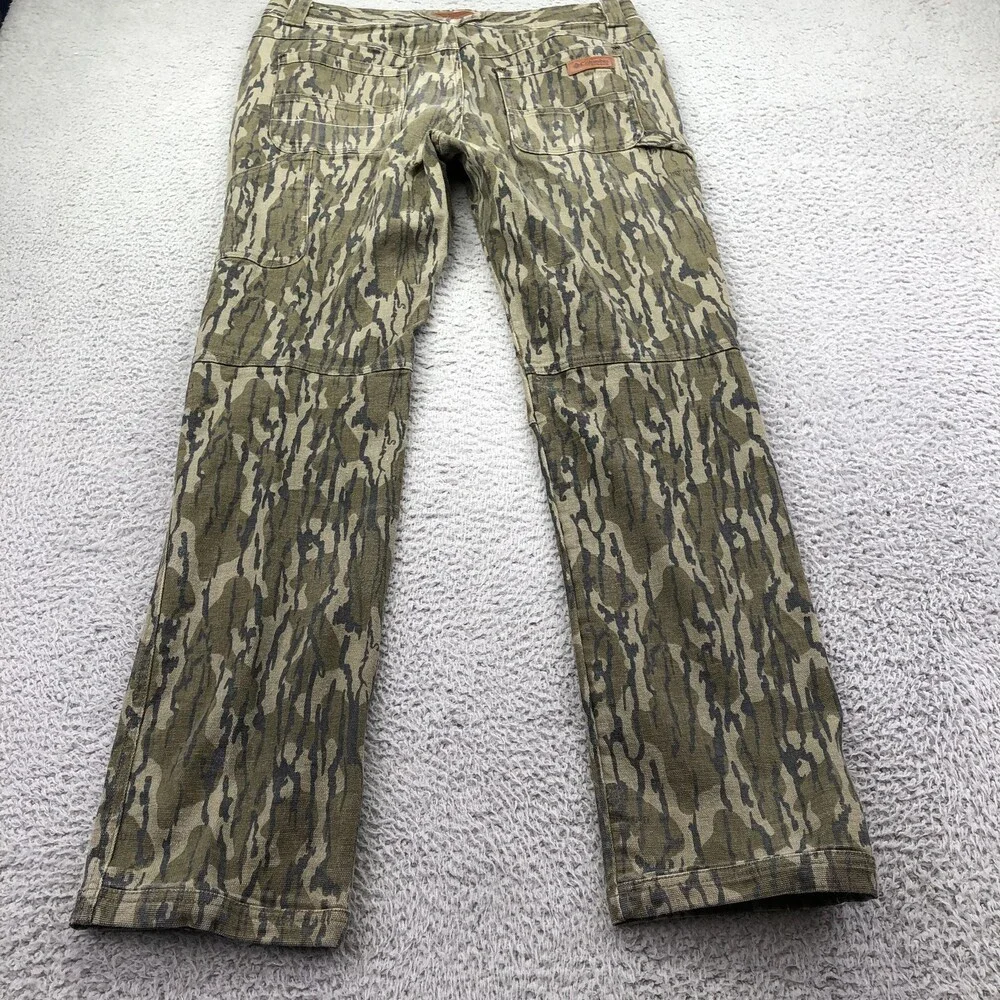 Columbia Pants Mens 34x34 Green Camo Cargo Relaxed Straight PFG Outdoor Hunting